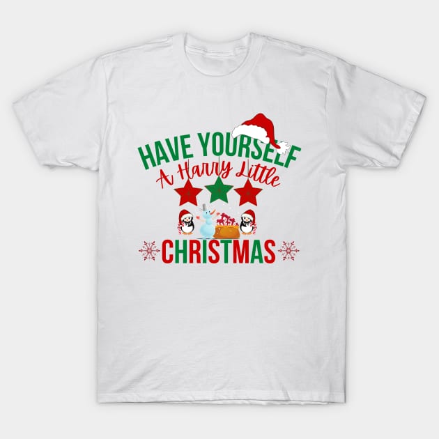 Have yourself a Harry little Christmas merry Christmas Cute T-Shirt by The Sober Art